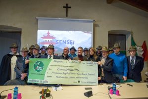 Un gesto di solidarietà da parte di tutti gli alpini bergamaschi