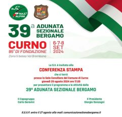 39^ Adunata Sezionale - Invito Conferenza Stampa