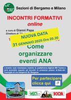 Locandina Comunicare l'ANA Gianni Papa 31 gennaio 2025