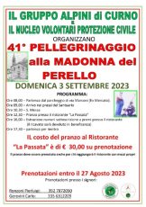 Locandina 41^ Pellegrinaggio Madonna del Perello